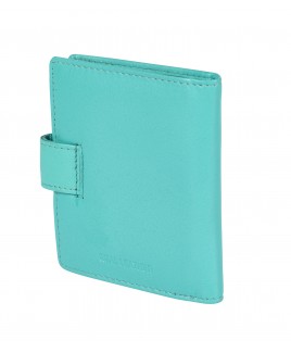 Goat Nappa 20 Leaf RFID Proof Credit Card Case with Tab